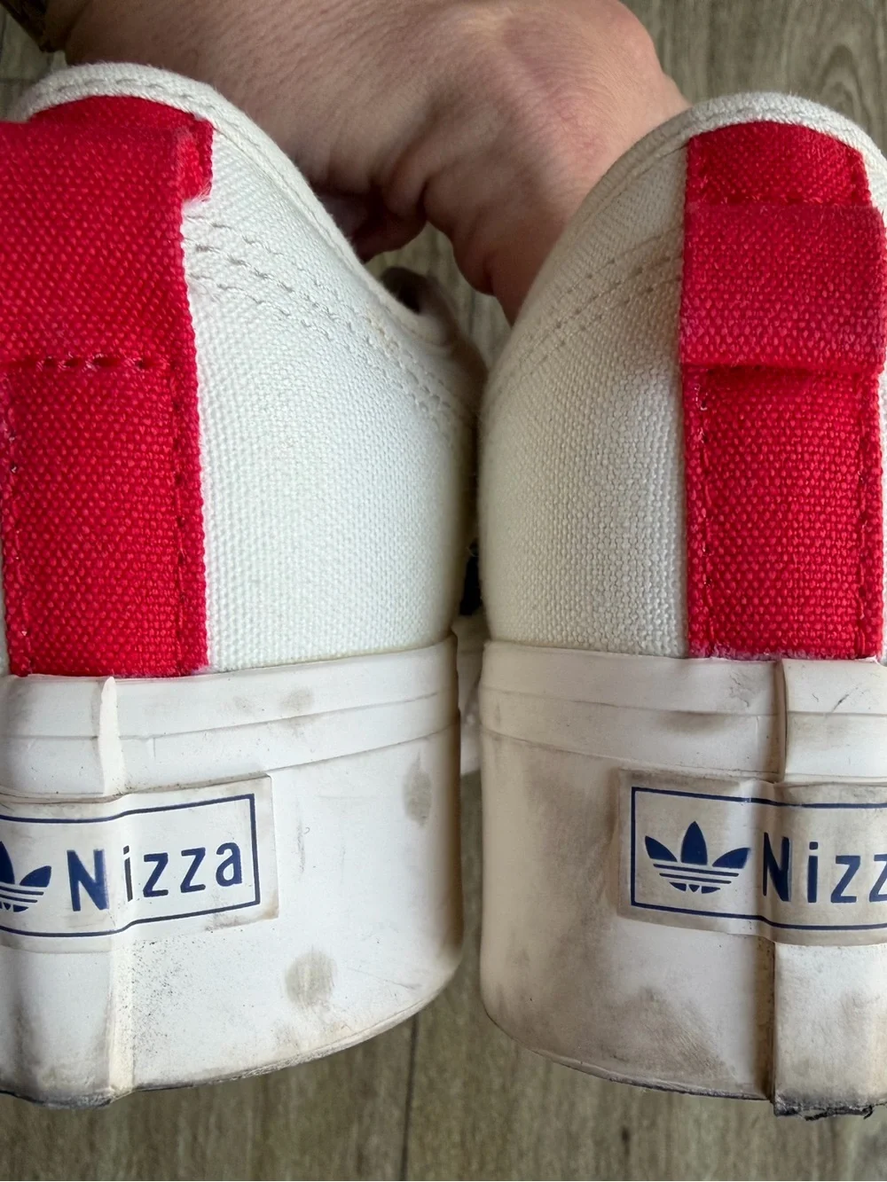 Adidas Women’s Nizza Platform Cream White Night Sky Sneakers Size 6.5